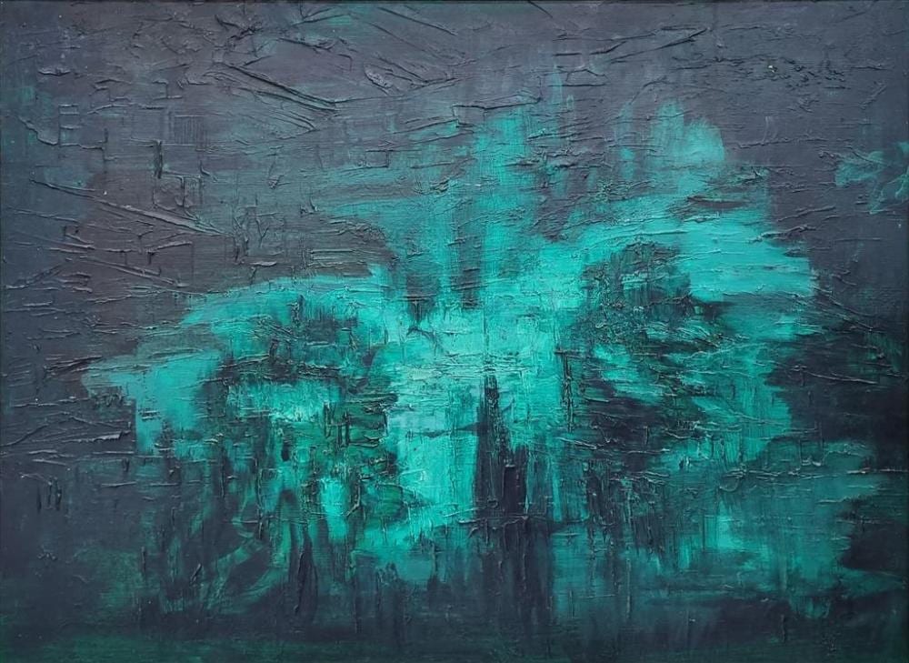 ahuva sherman israeli 1928 2013 untitled green abstract oil on canvas signed verso 58 x 80 cm framed 71 x 91 cm · Raffan Kelaher & Thomas · 2024-11-04 Ahuva Sherman comparable auction result: ahuva sherman israeli 1928 2013 untitled green abstract oil on canvas signed verso 58 x 80 cm framed 71 x 91 cm