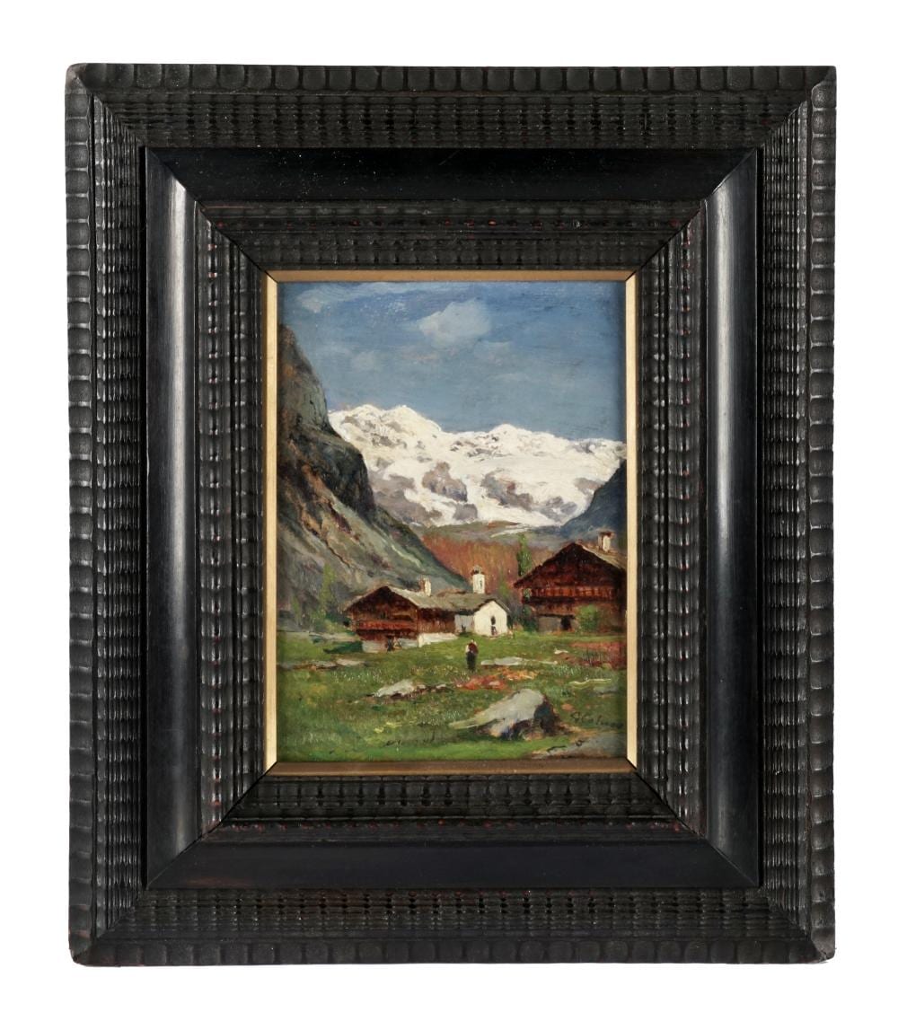 Giovanni Colmo comparable auction result: giovanni colmo scorcio con montagne