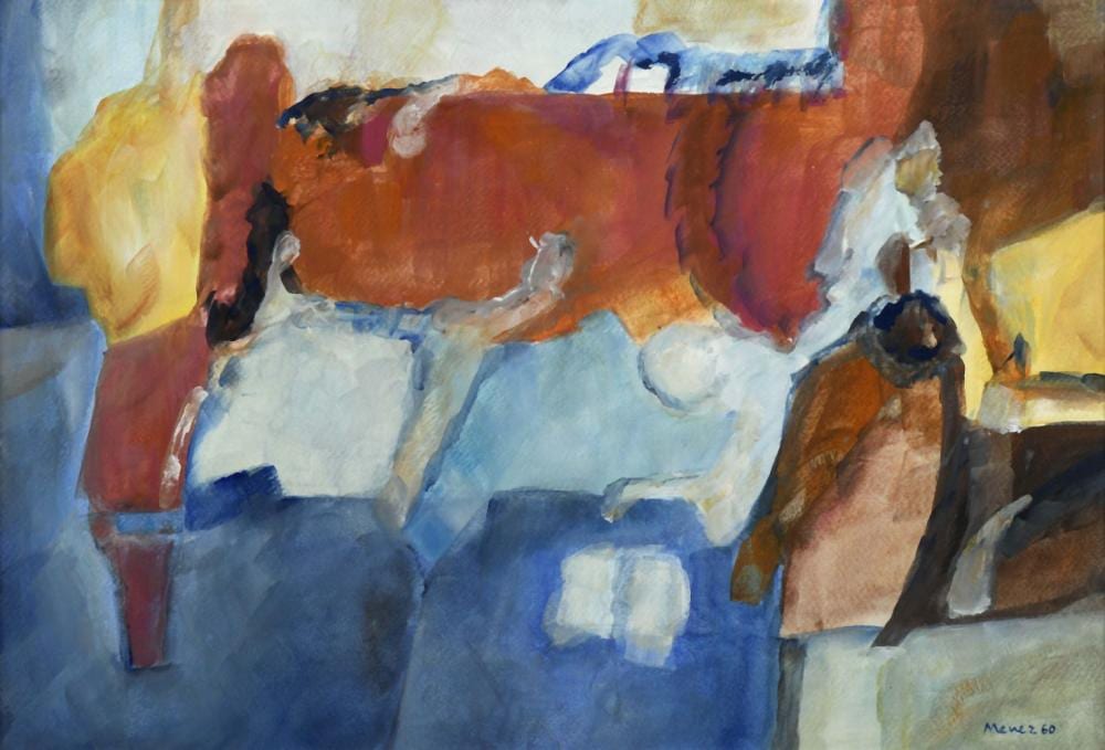 Menez comparable auction result: menez 1926 1995 untitled