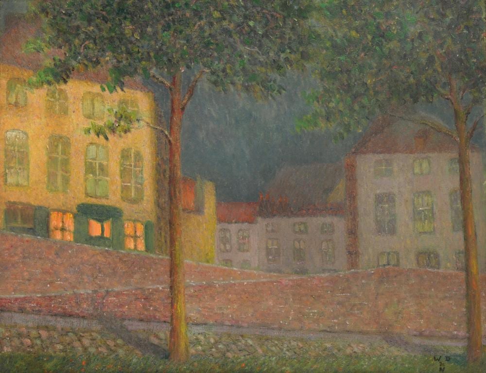 William Degouve de Nuncques comparable auction result: william degouve de nuncques 1867 1935 bruges