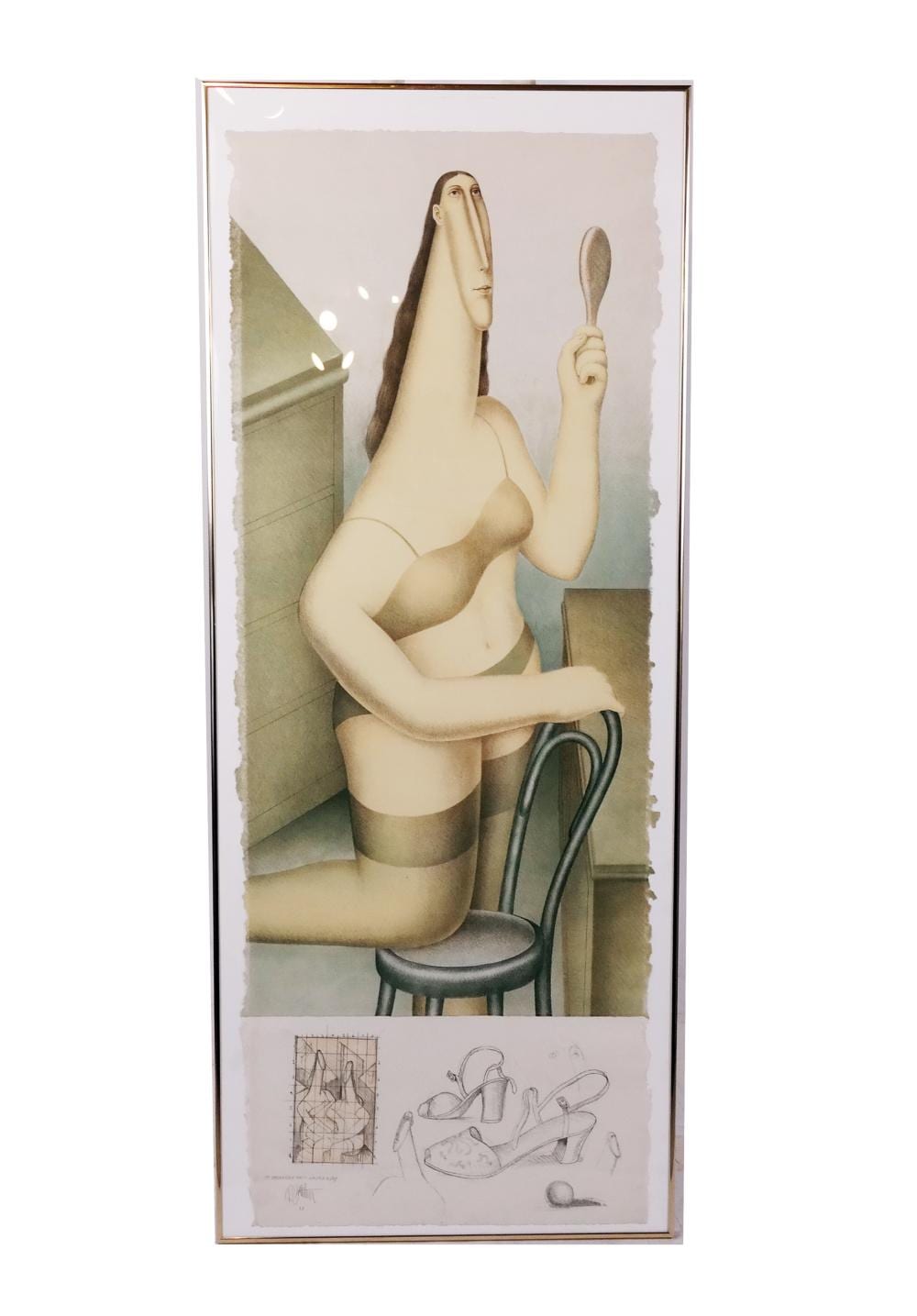 roy carruthers figural lithograph · Roland Auctions NY · 2024-11-16 Roy Carruthers comparable auction result: roy carruthers figural lithograph