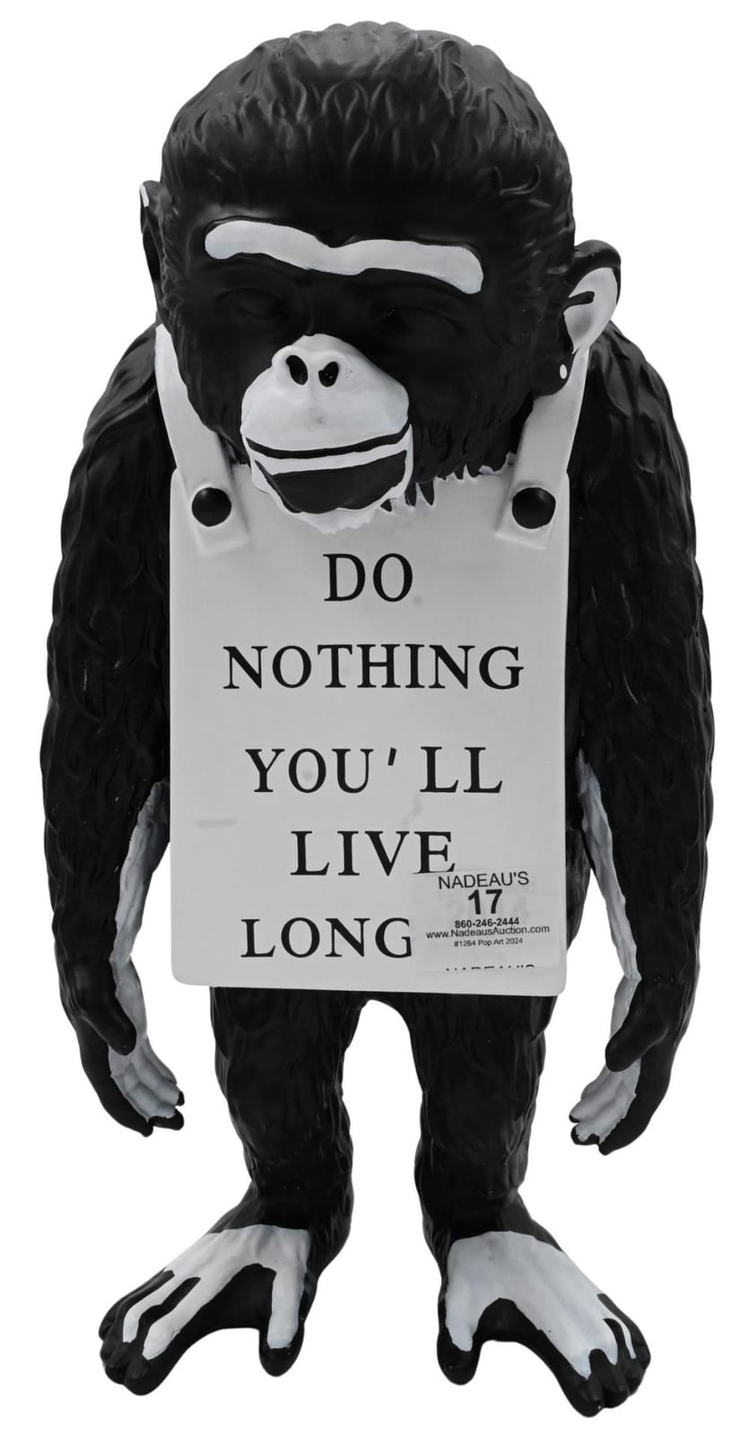 Banksy X Medicom Toy sold by Nadeau's Auction Gallery, lot 17 — auction record photograph
