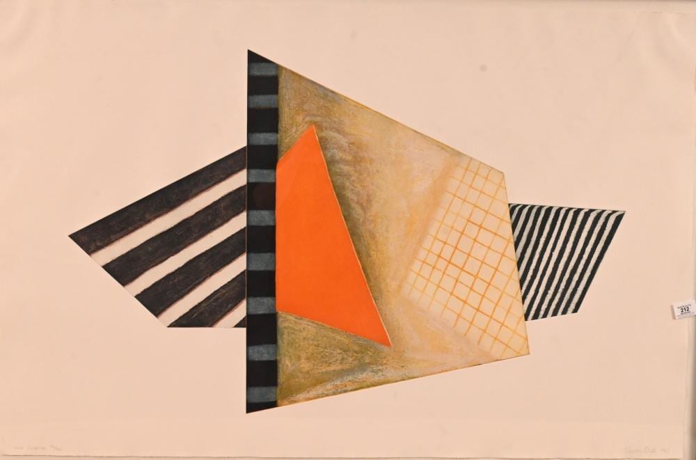 susan crile american b 1942 · Nadeau's Auction Gallery · 2024-11-21 Susan Crile comparable auction result: susan crile american b 1942