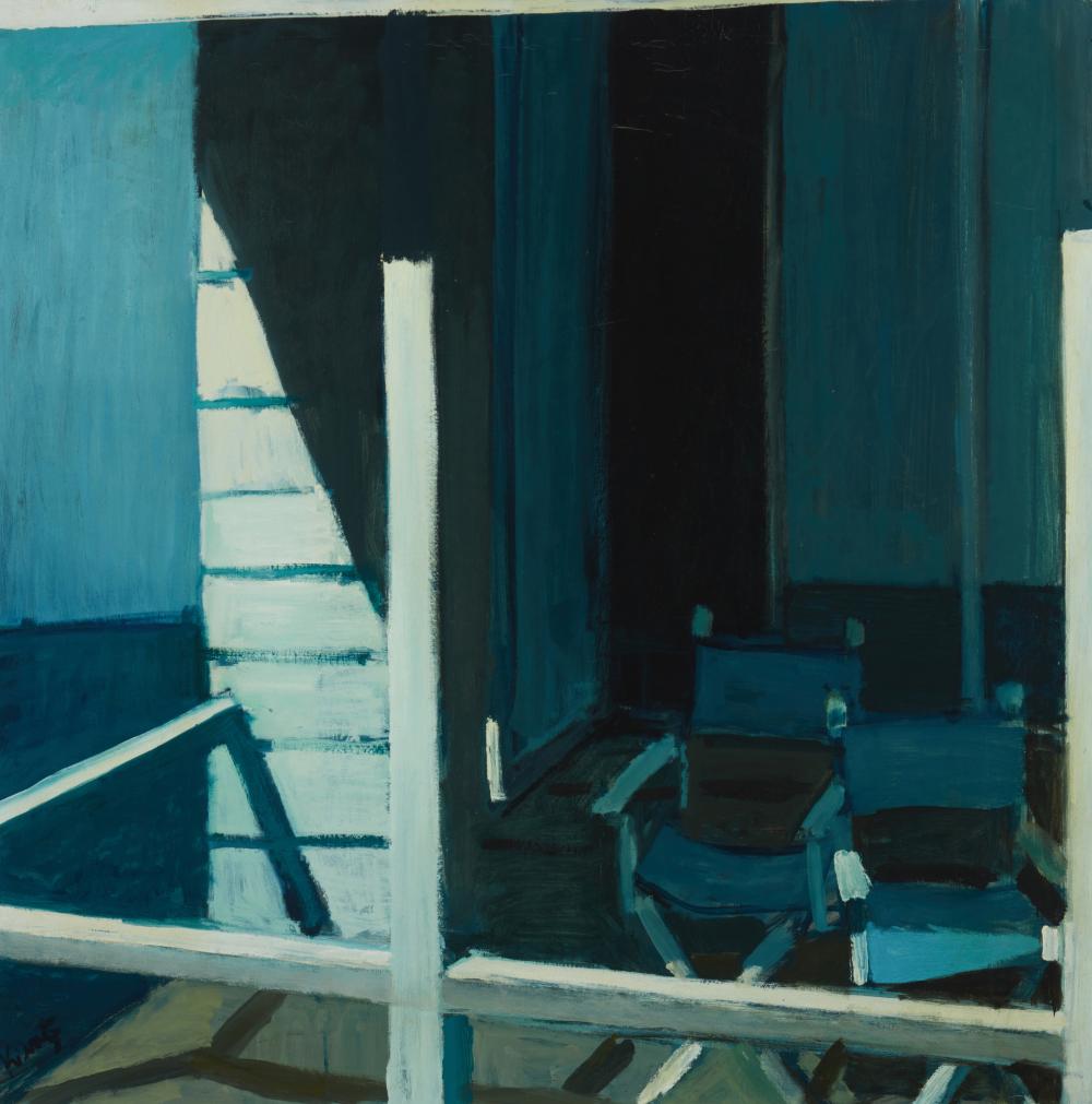 Roger Kuntz comparable auction result: roger kuntz 1926 1975 beach porch ii circa 1960