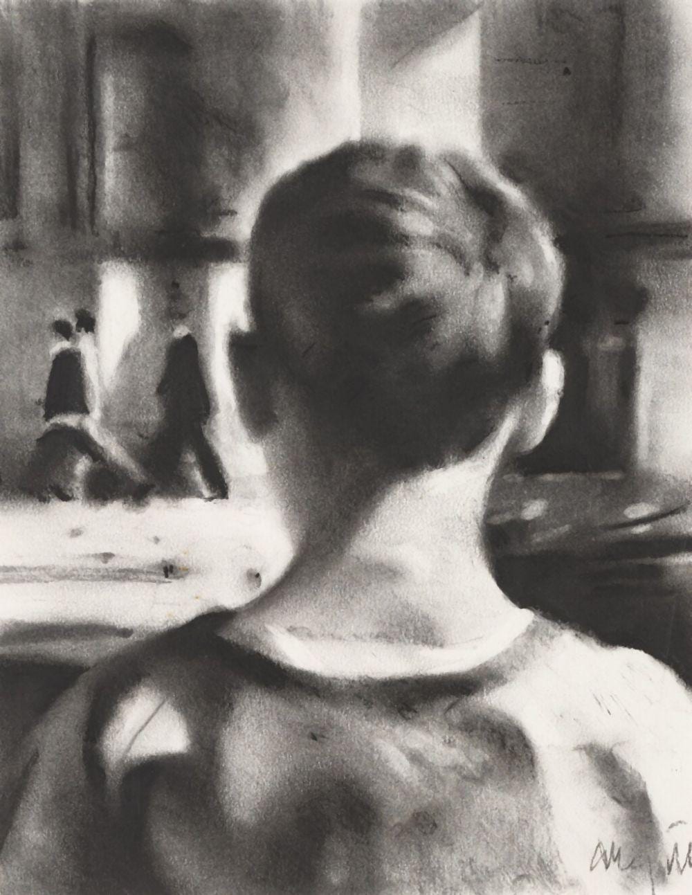 Anne Magill comparable auction result: waiting for father