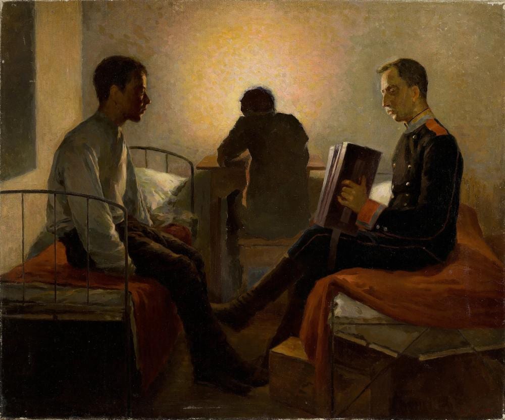 Aleksej Stepanovic Stepanov comparable auction result: aleksei stepanovich stepanov russian 1858 1923 soldiers at rest oil on canvas signed a st