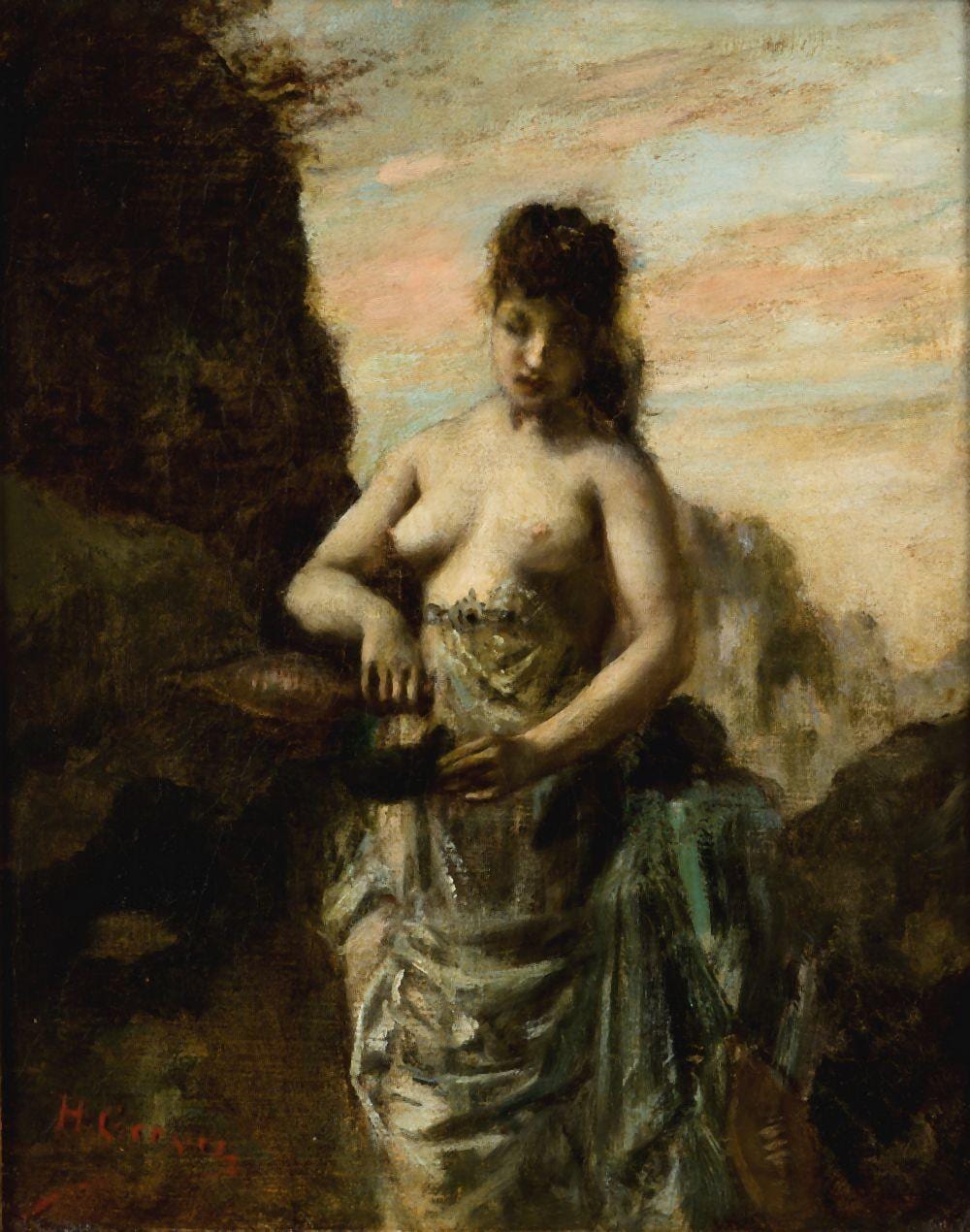 henri gervex french 1852 1929 study of a figure in classical dress standing in a rocky landsca · Roseberys · 2024-11-20 Henri Gervex comparable auction result: henri gervex french 1852 1929 study of a figure in classical dress standing in a rocky landsca