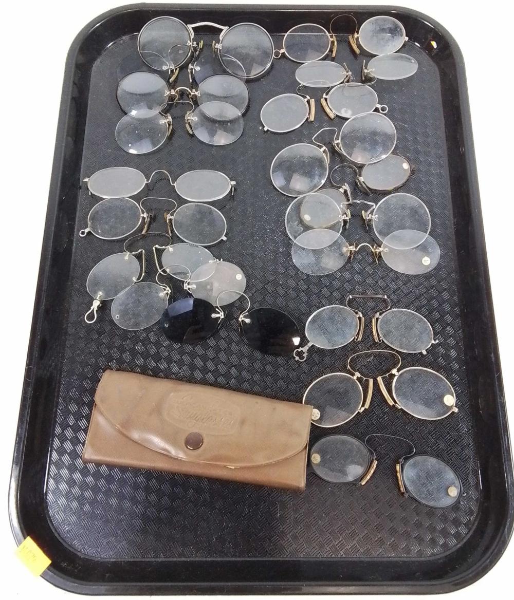 (20) Antique Eyeglasses & Case sold by EJ'S Auction & Appraisal, lot 2367 — auction record photograph