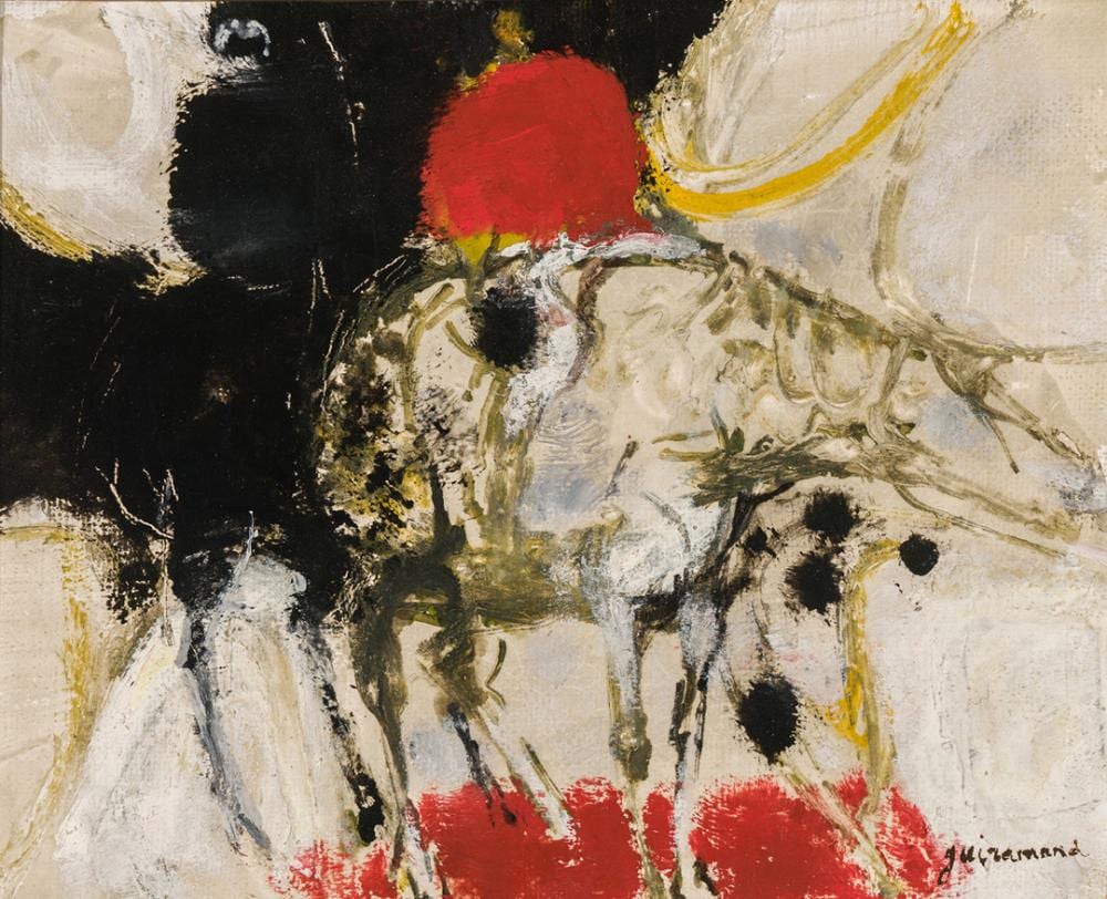 Paul Guiramand comparable auction result: paul guiramand horse and jockey