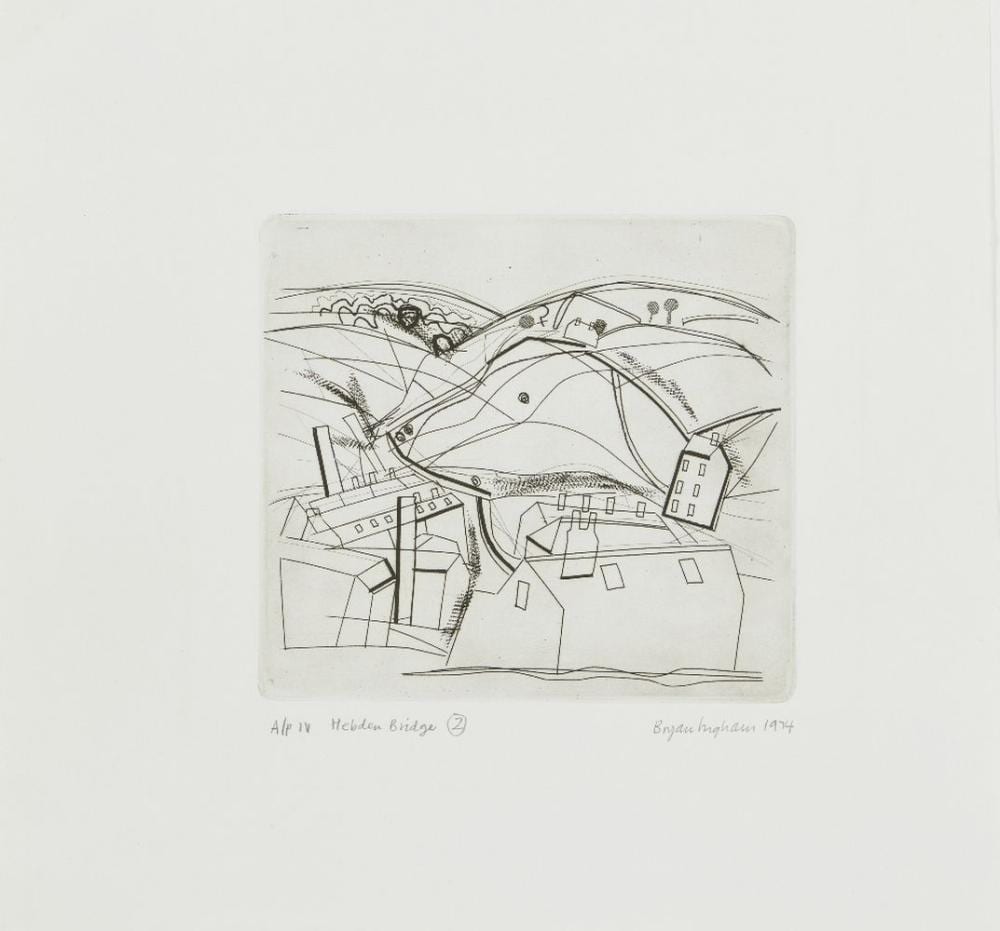 Bryan Ingham comparable auction result: bryan ingham hebden bridge 2 1974