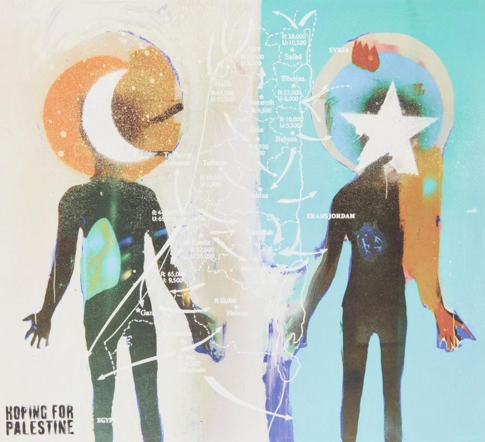 Robert Del Naja comparable auction result: robert del naja 3d hoping for palestine