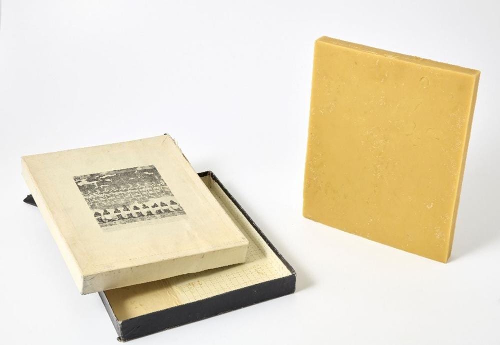 wolfgang laib untitled beeswax slab 1990 · Roseberys · 2024-11-21 Wolfgang Laib comparable auction result: wolfgang laib untitled beeswax slab 1990