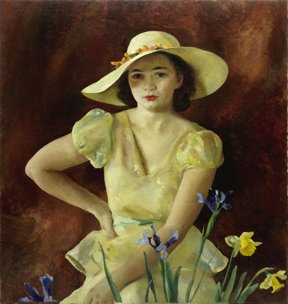 Henriette Wyeth comparable auction result: henriette wyeth 1907 1997 ann wyeth mccoy 38 1 4 x 36 1 4 in 97 2 x 92 1 cm