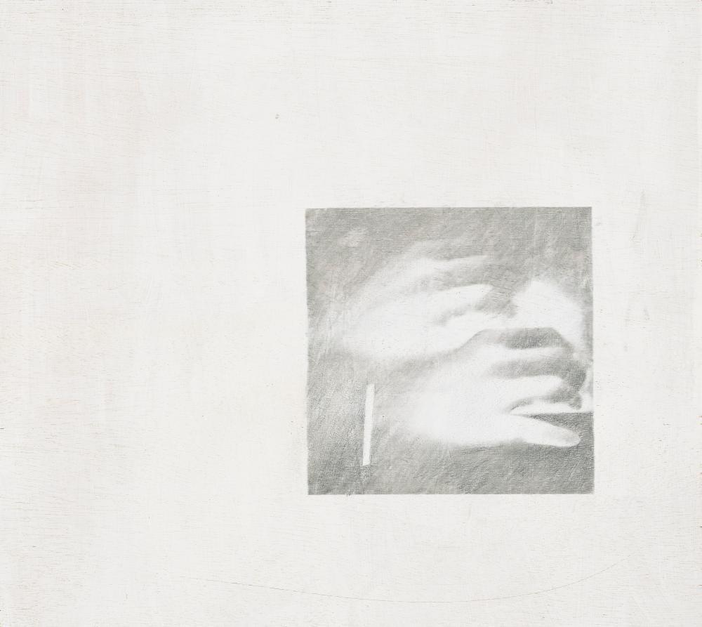 Lee Kit comparable auction result: lee kit b 1978 a piano song emulsion paint inkjet ink and pencil on po