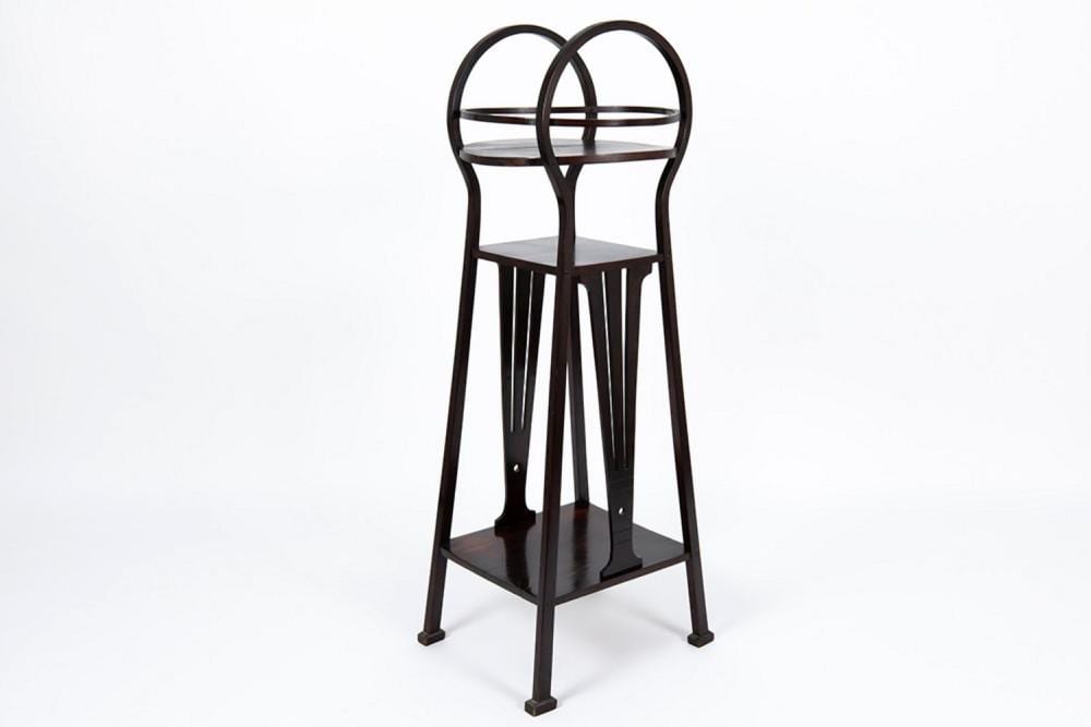 Marcel Kammerer comparable auction result: marcel kammerer otto wagner studio thonet arnt nouveau plantstand in beech and mahogany