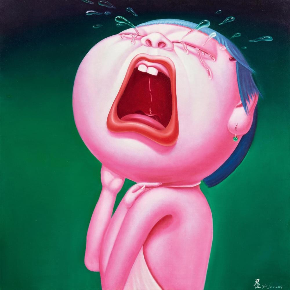 jun yin crying · Van Ham Kunstauktionen · 2024-11-28 Yin Jun comparable auction result: jun yin crying