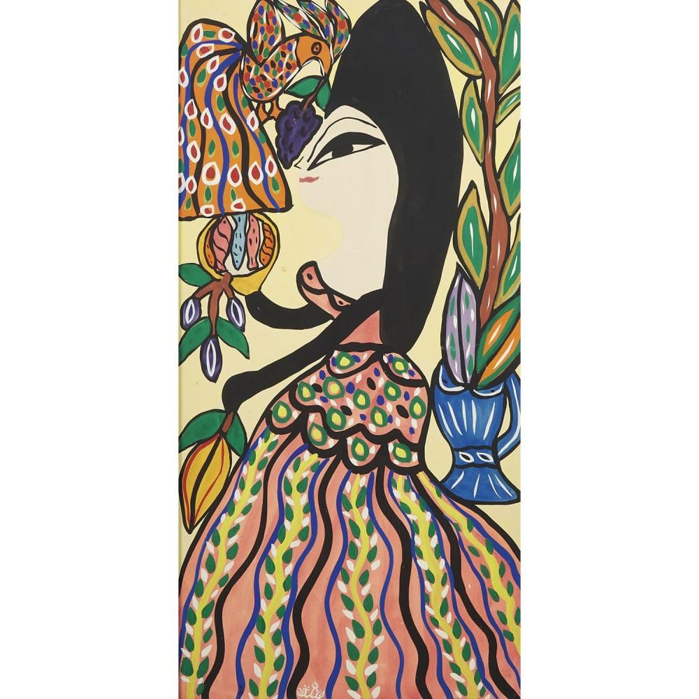 Baya Mahieddine comparable auction result: baya mahieddine fatma haddad 1931 1998 cole alg rienne