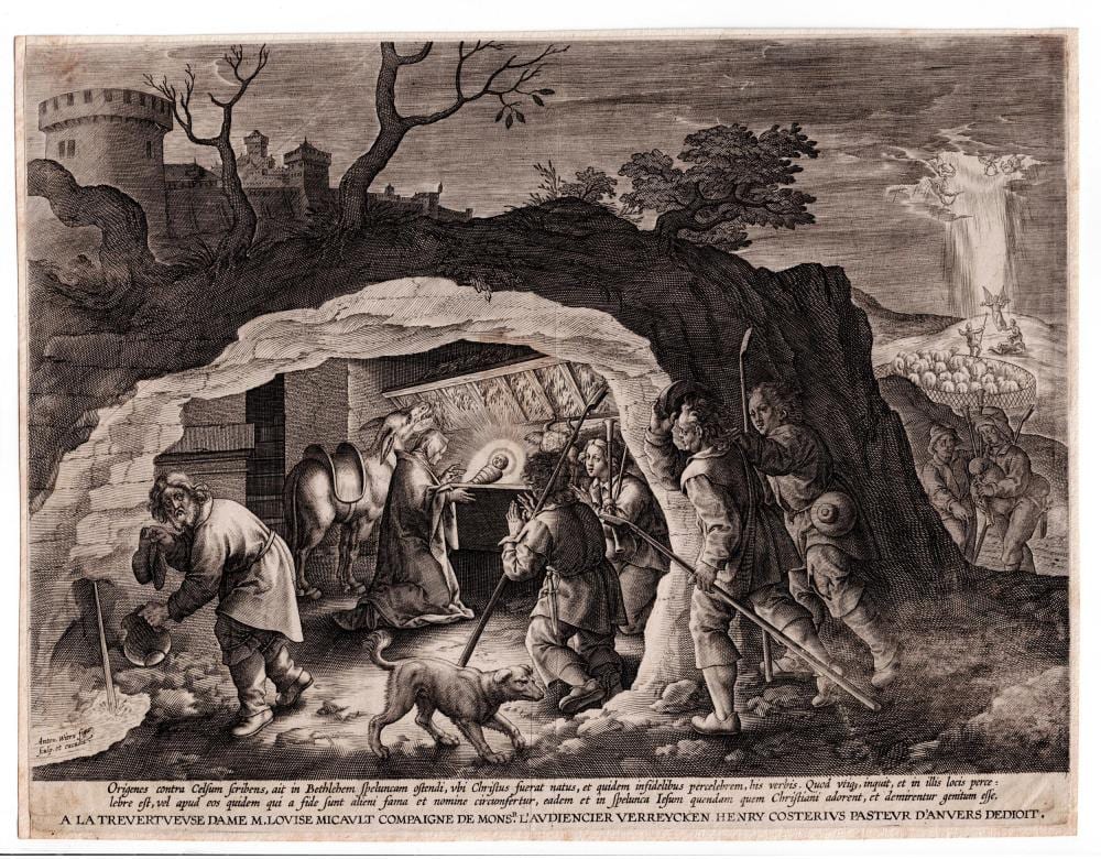 Anton Wierix comparable auction result: anton wierix adoration of the shepherds