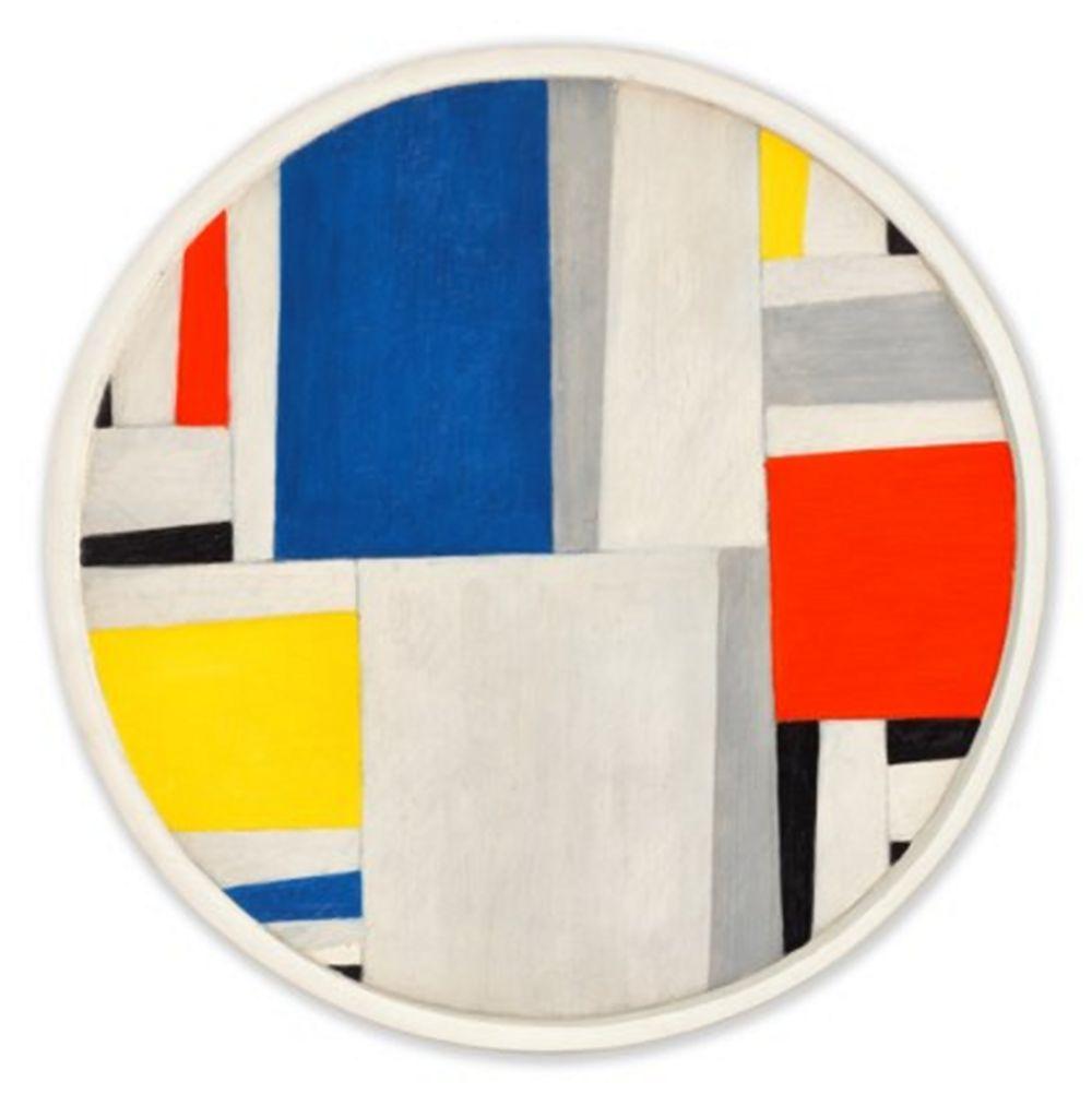 Fritz Glarner comparable auction result: fritz glarner 1899 1972 relational painting tondo no 26