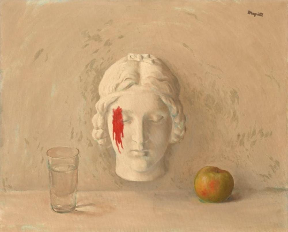 Rene Magritte (1898-1967) - La Mémoire comparable sale