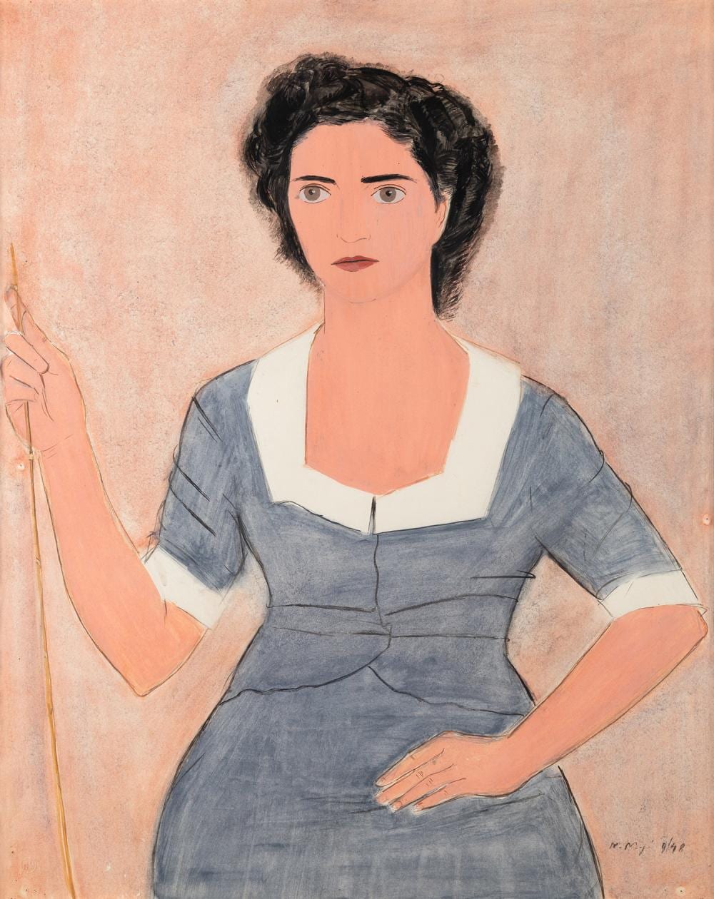 nikos nikolaou 1909 1986 portrait · Vergos Auctions P.C. · 2024-12-11 Nikos Nikolaou comparable auction result: nikos nikolaou 1909 1986 portrait