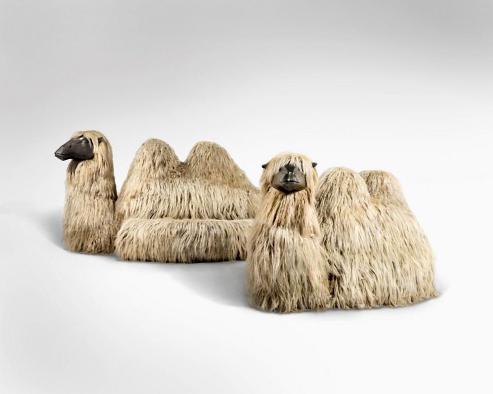 François-Xavier Lalanne (1927-2008) - IMPORTANT PAIR OF 'CHAMEAUX', 1974 comparable sale
