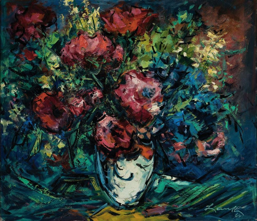 Robert Lauth comparable auction result: robert lauth 1896 1985 ludwigshafen flower still life