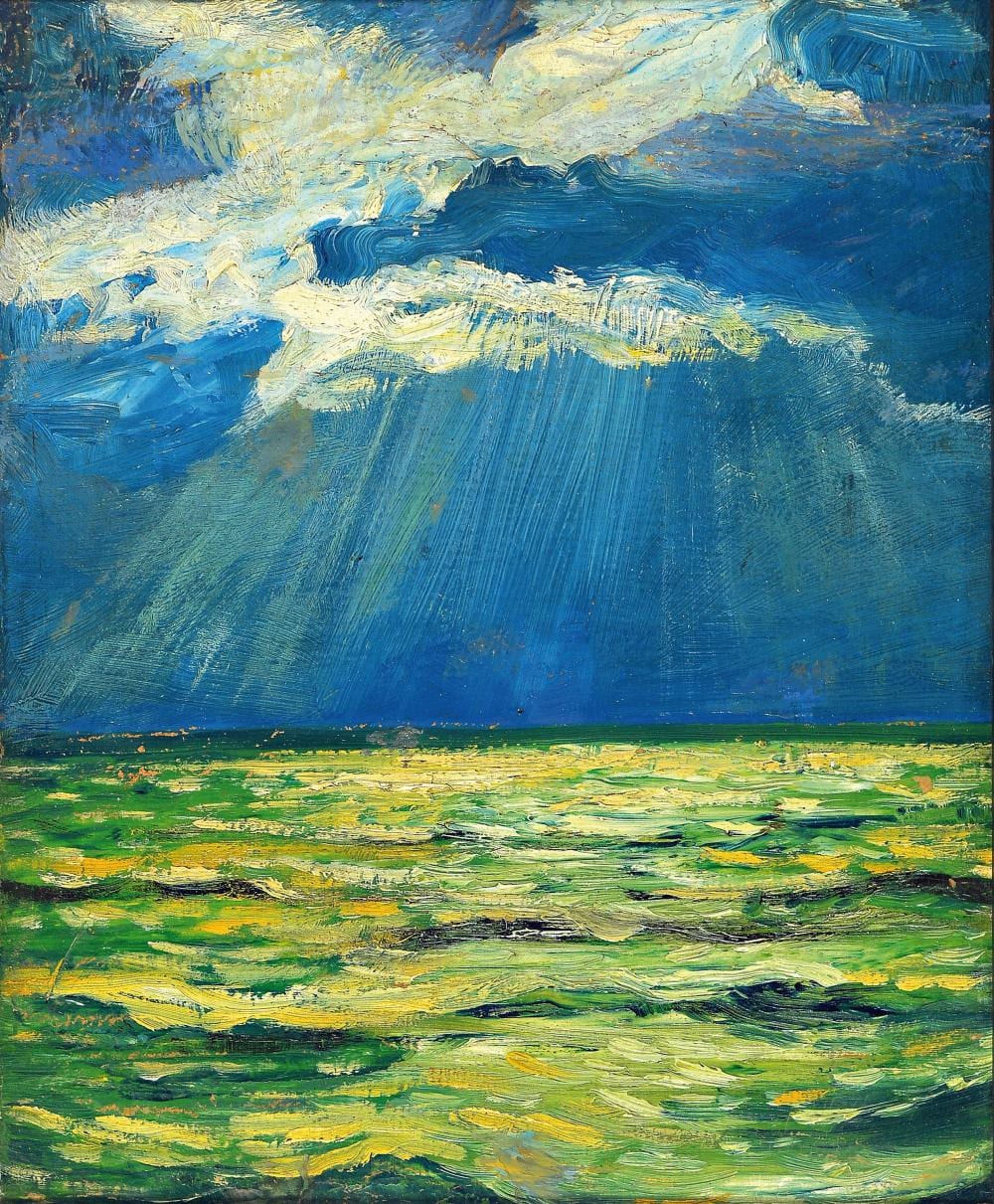 Hans Deiters comparable auction result: hans deiters 1868 d sseldorf 1922 munich skyand sea oil