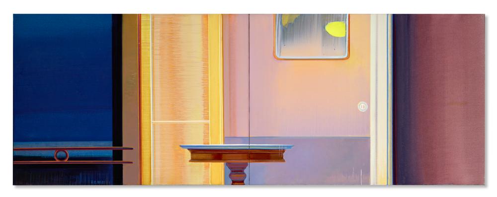 Leonardo Cremonini comparable auction result: leonardo cremonini 1925 2010 la chaleur de la nuit tempera et huile sur