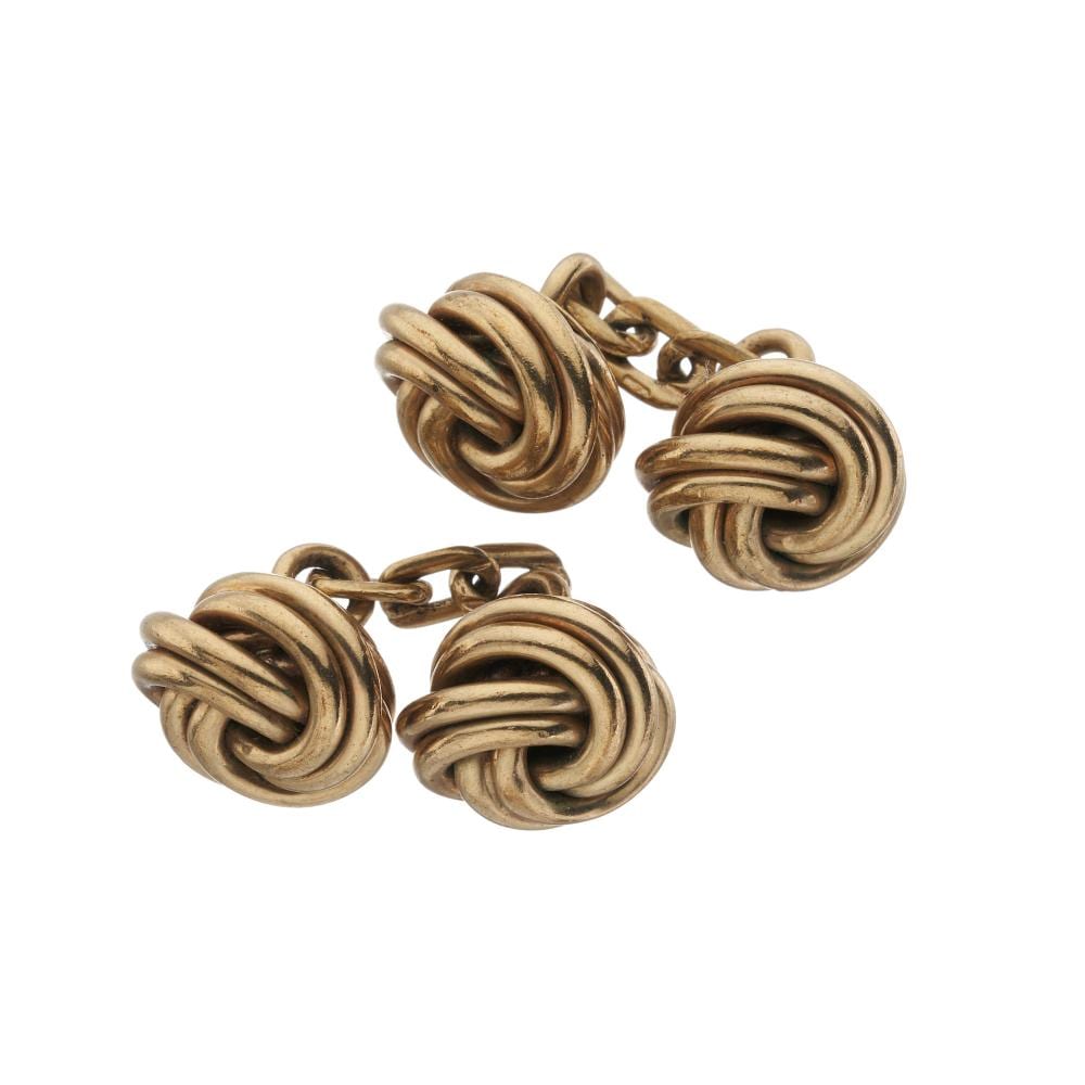 kurt weiss a pair of 9ct gold knot cufflinks · Kinghams Auctioneers · 2024-11-22 Kurt Weiss comparable auction result: kurt weiss a pair of 9ct gold knot cufflinks