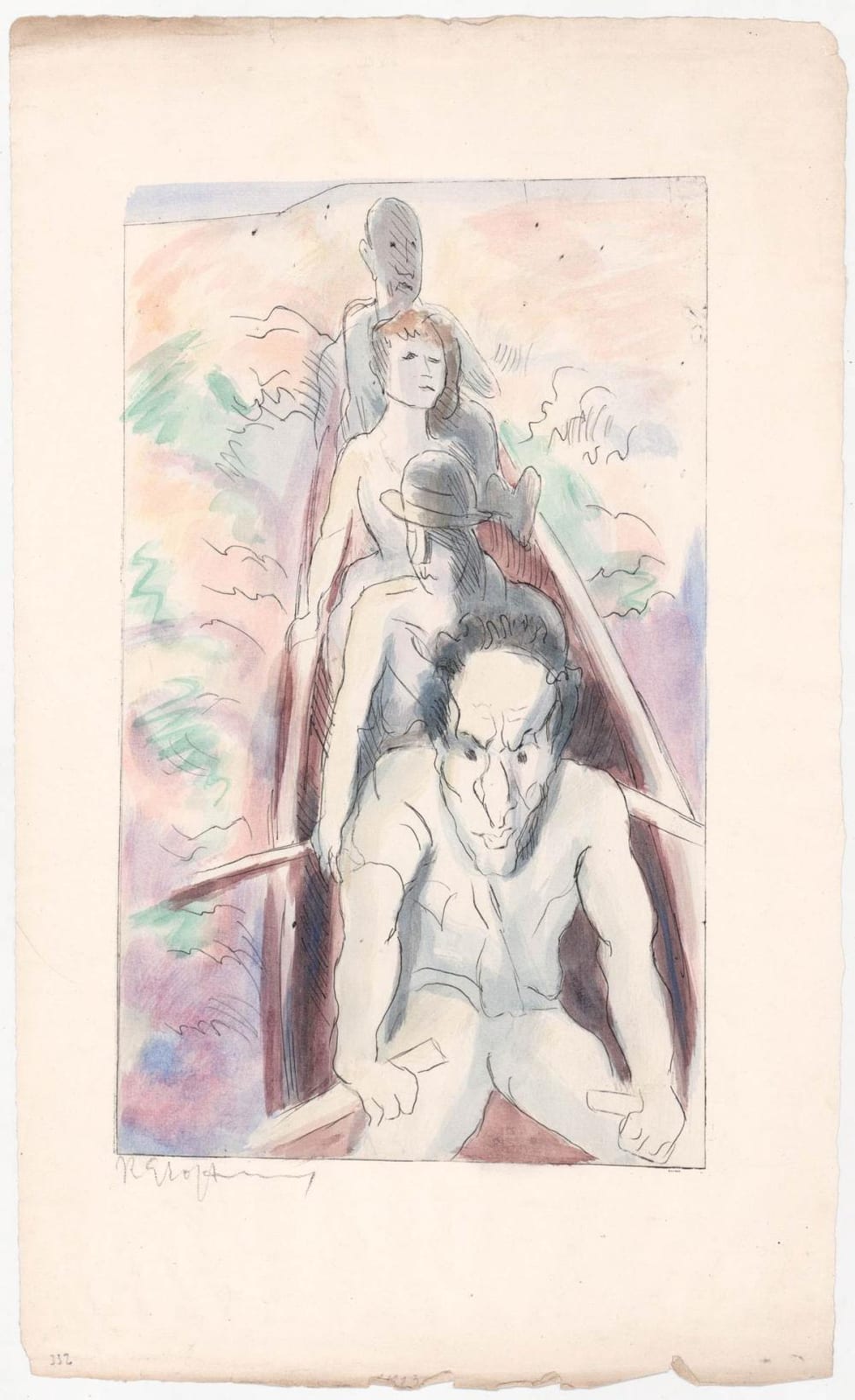 Rudolf Großmann comparable auction result: rudolf grossmann signed lithograph