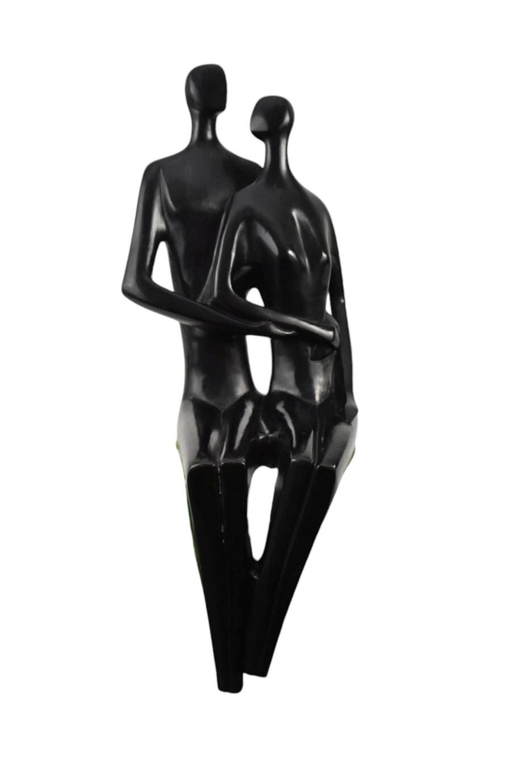 Jose Almanzor comparable auction result: jose almanzor mexican 1962 2015 bronze couple sitting a black and verdigris patinated bronze sculpture