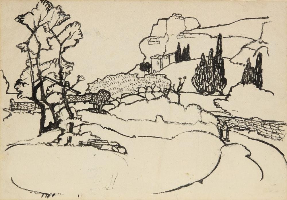 Jessica Dismorr comparable auction result: jessica dismorr les baux c 1912