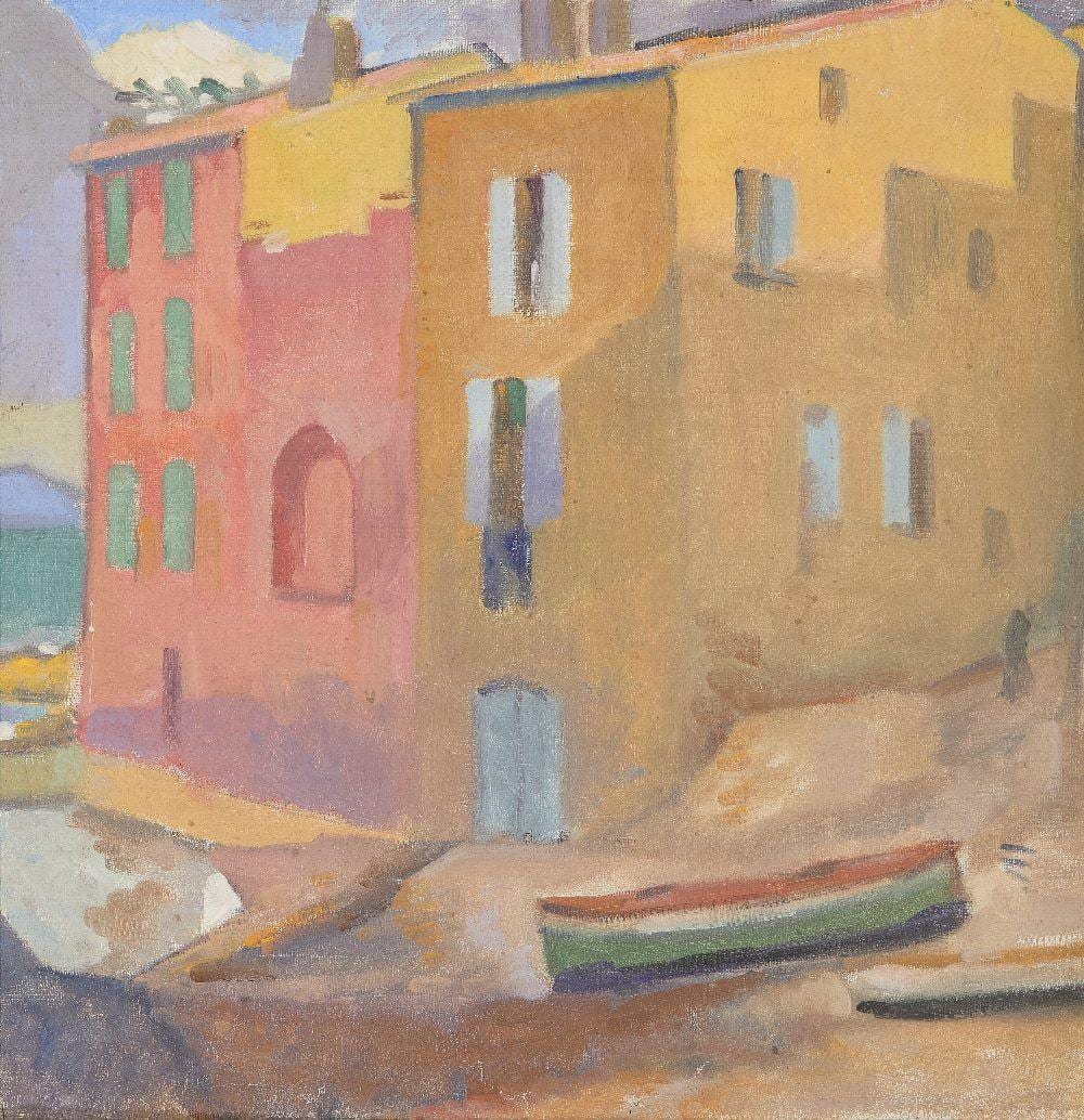 Alexander Graham Munro comparable auction result: alexander graham munro pink houses martigues c 1936