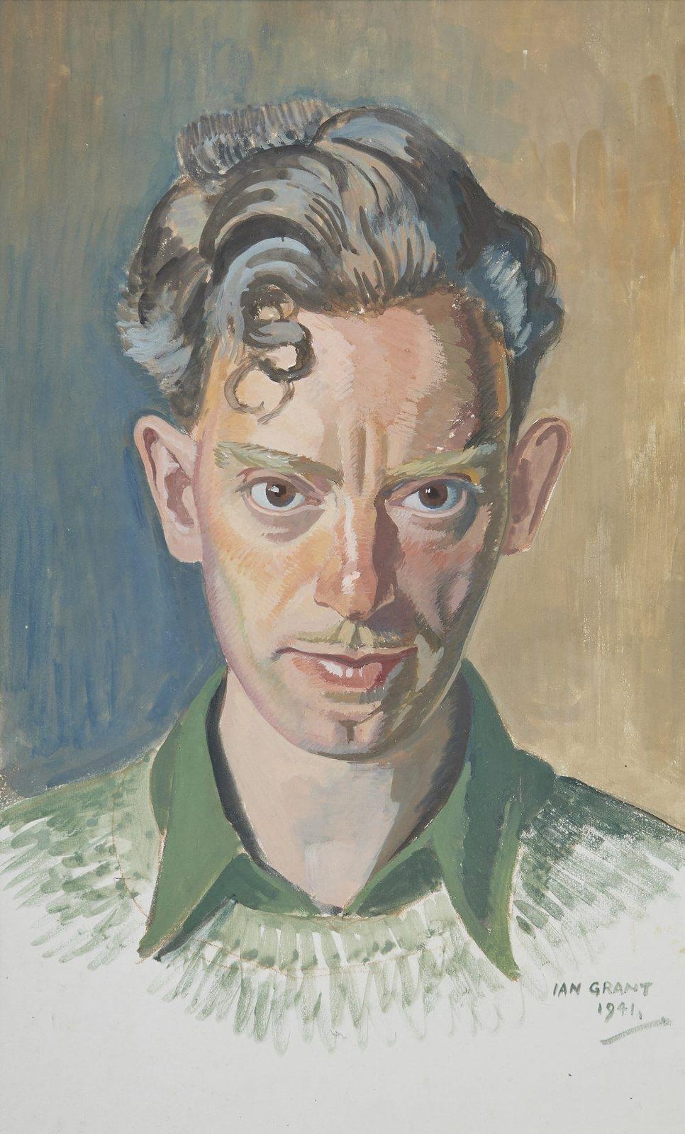 Ian Macdonald Grant comparable auction result: ian grant self portrait 1941