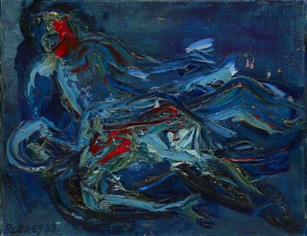 Rodney Gladwell comparable auction result: rodney gladwell blue nude 1963