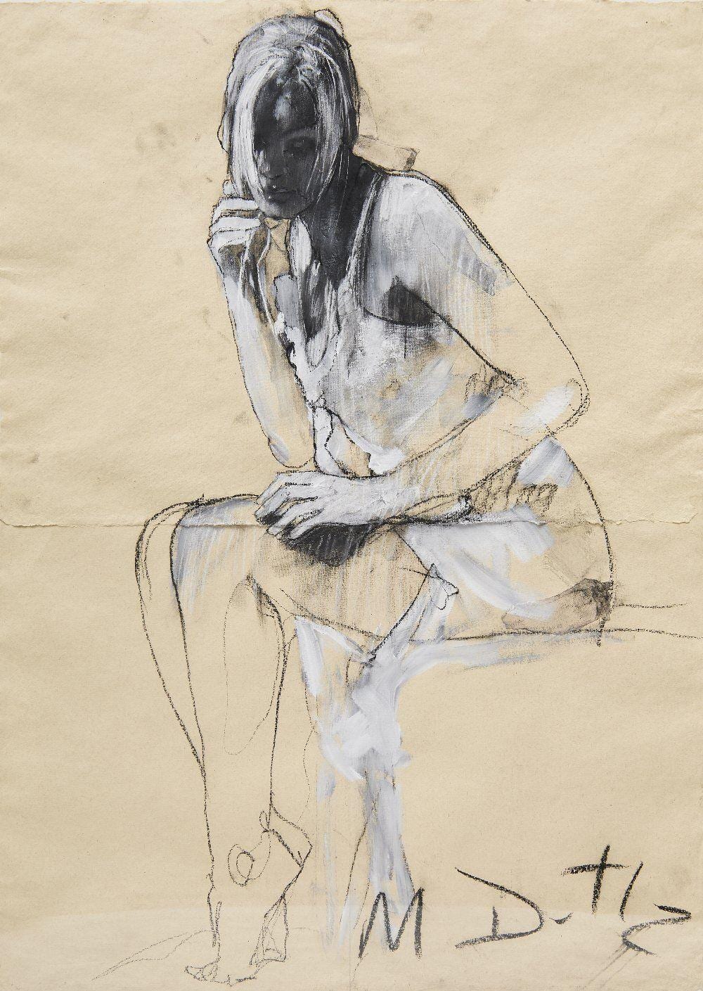 Mark Demsteader comparable auction result: mark demsteader seated woman
