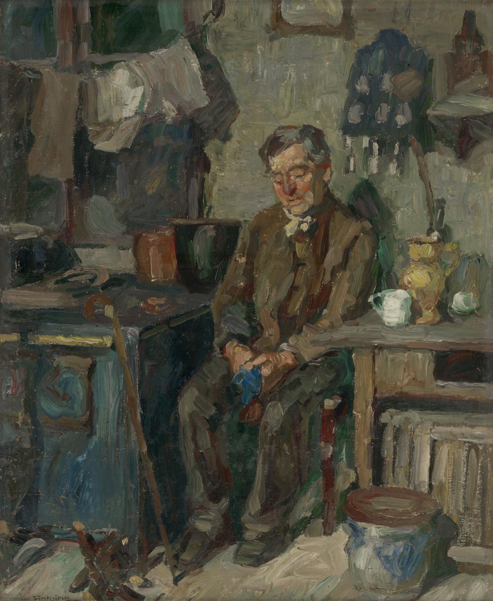 Antoine Joseph Wiertz comparable auction result: antoine otto ruhepause am ofen