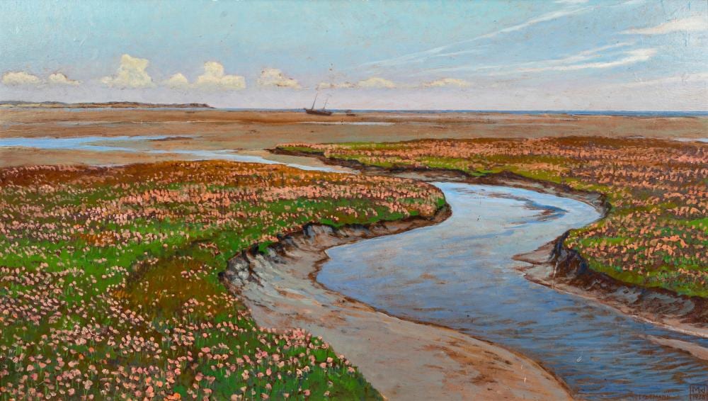 magnus weidemann hamburg 1880 keitum sylt 1967 mud land near morsum · Auktionshaus Stahl · 2024-11-30 Magnus Weidemann comparable auction result: magnus weidemann hamburg 1880 keitum sylt 1967 mud land near morsum