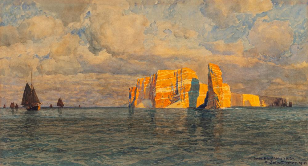 Michael Zeno Diemer comparable auction result: michael zeno diemer m nchen 1867 oberammergau 1939 heligoland