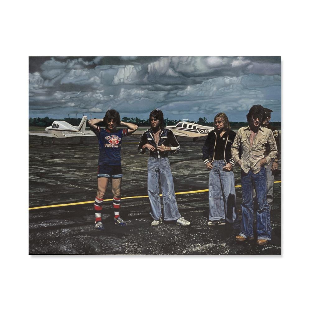 Ron Kleemann comparable auction result: ron kleemann 1937 2014 bay city rollers their own cross 42 x 54 in 106 5 x 137 cm painted in 1979