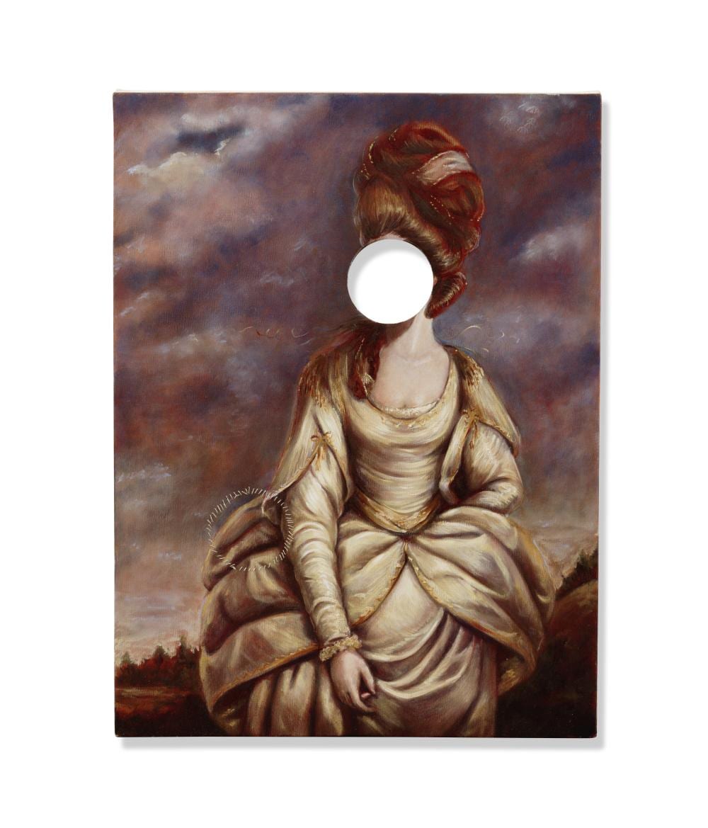 Titus Kaphar comparable auction result: titus kaphar b 1976 nah momma she ain t white she just real light skinnedded 24 x 18 in 61 x 45 7 cm painted in 2006