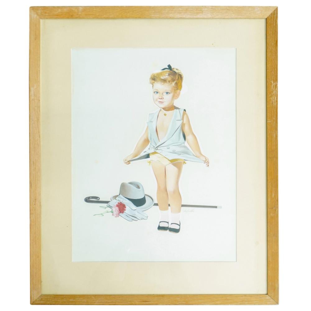 Fritz Willis comparable auction result: fritz willis american 1907 1979 gouache on panel painting