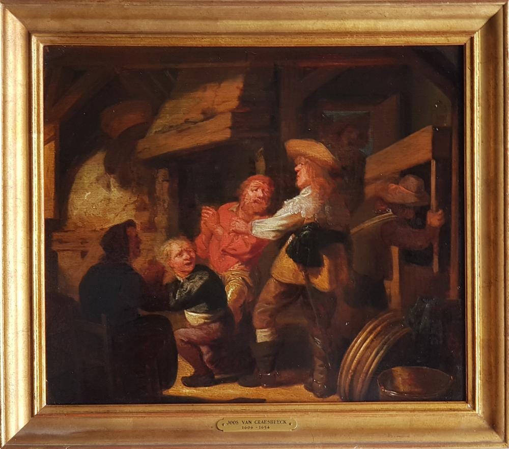 Joos van Craesbeeck comparable auction result: joos van craesbeeck 1606 1654