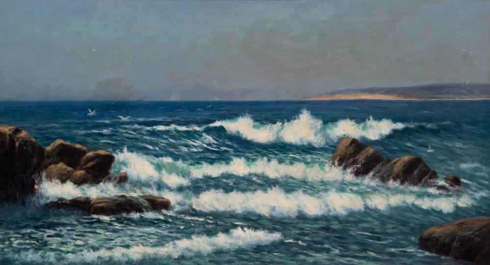 james ashton 1859 1935 seascape · Gibson's · 2024-11-26 James Ashton comparable auction result: james ashton 1859 1935 seascape