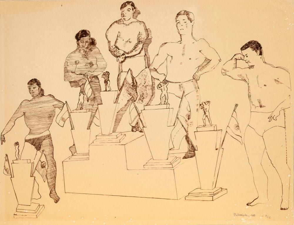 Beatriz González, Gimnasio Bacatá, 1968 comparable sale