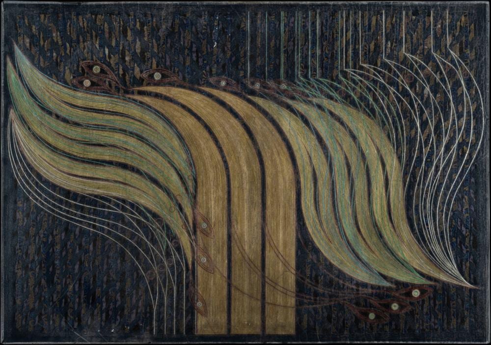 Alberto Arboleda comparable auction result: alberto arboleda fondo marino de senderos dormidos 1982