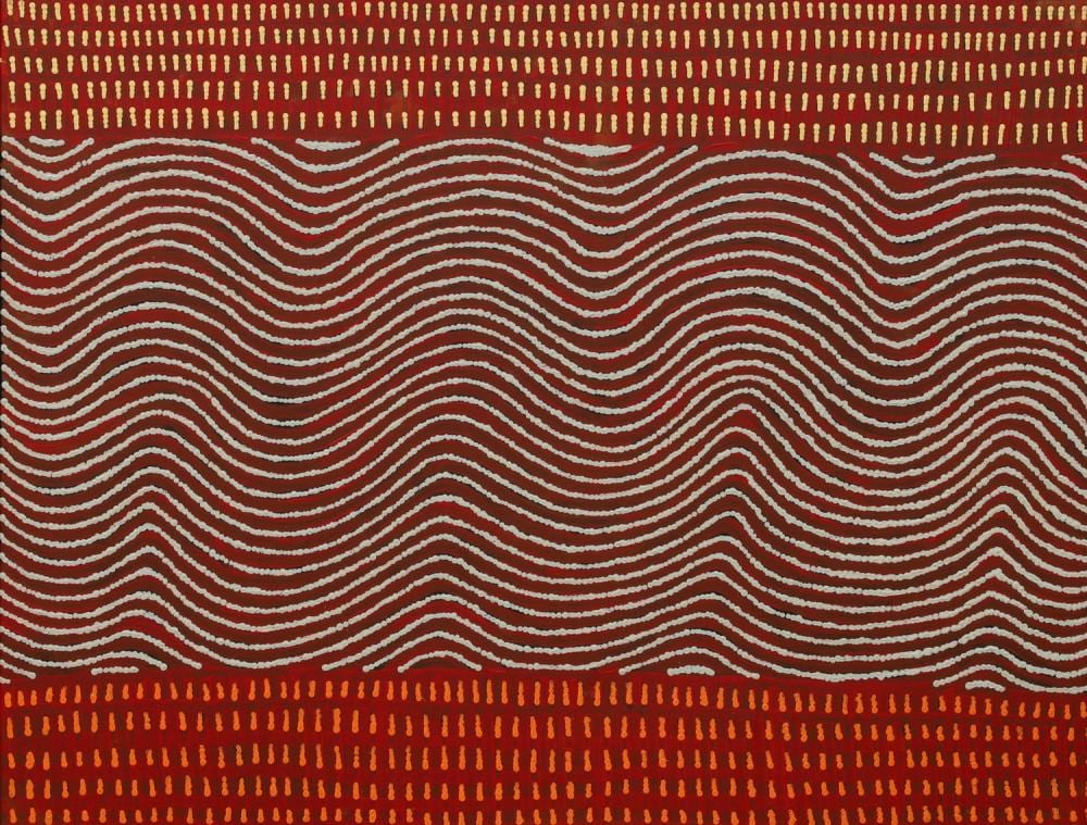 Patricia Jackson Napanangka comparable auction result: patricia jackson napanangka my country acrylic on linen 70cm x 91cm