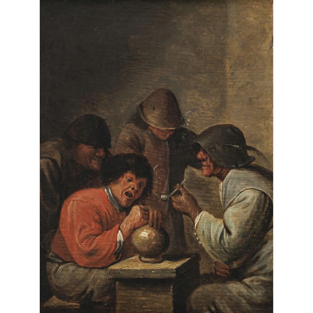 Joos van Craesbeeck comparable auction result: joos van craesbeeck zugeschrieben drinkers