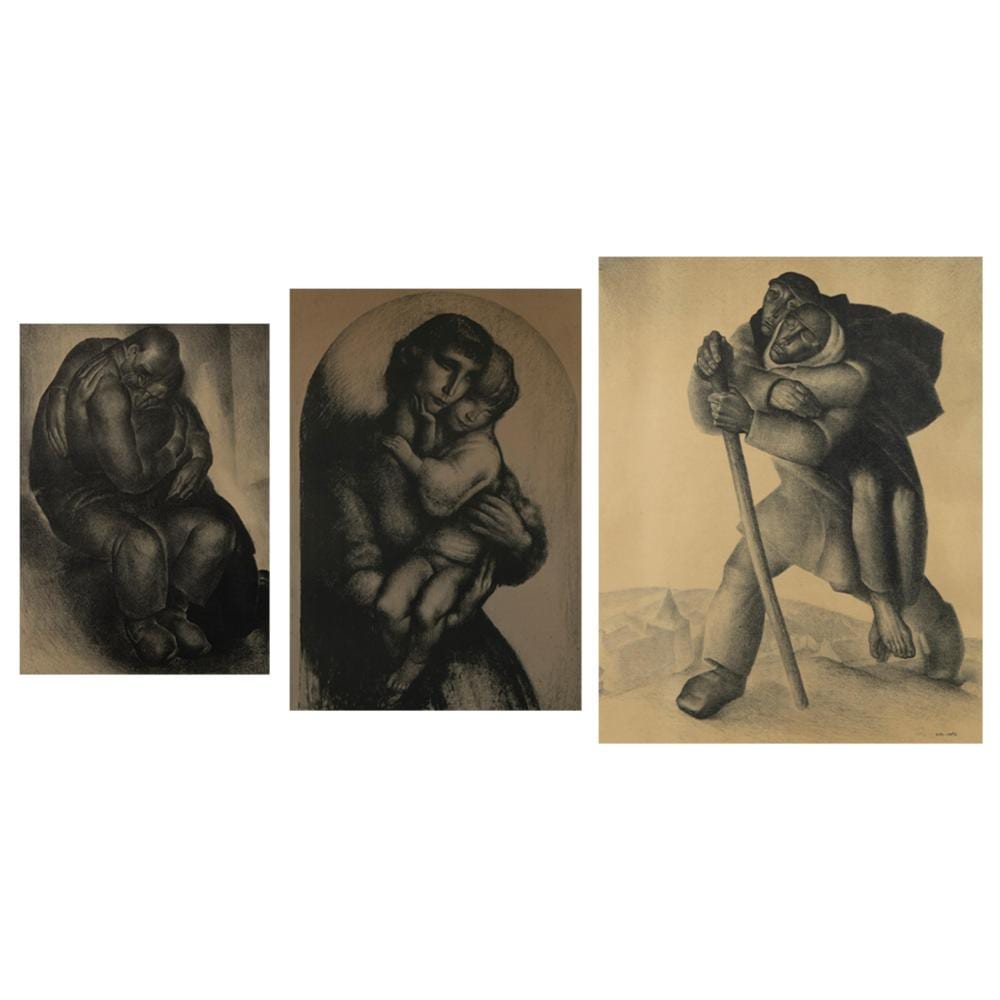 Anto Carte comparable auction result: anto carte 1886 1954 3 lithographs signed